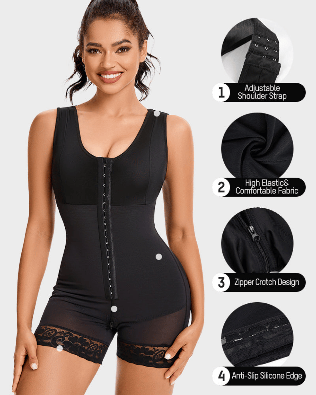 Fajas Colombiana – Tummy Control & Butt Lift Bodysuit